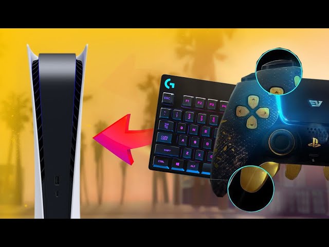 MANETTE A PALETTE ET CLAVIER SOURIS SUR PS5 ? 