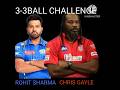 ROHIT SHARMA VS CRISH GAYLE 3-3BALL CHALLENGE REAL CRICKET 24 BEST VS BEST 🔥🥶🥵💯 #shorts