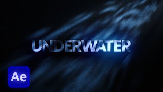 Underwater Caustics Title - After Effects Tutorial
