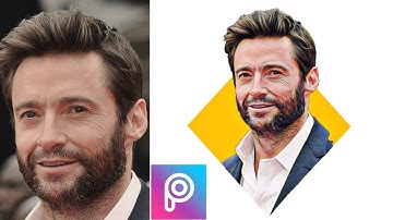 Vector portrait logo tutorial using picsart - Mr.Magic