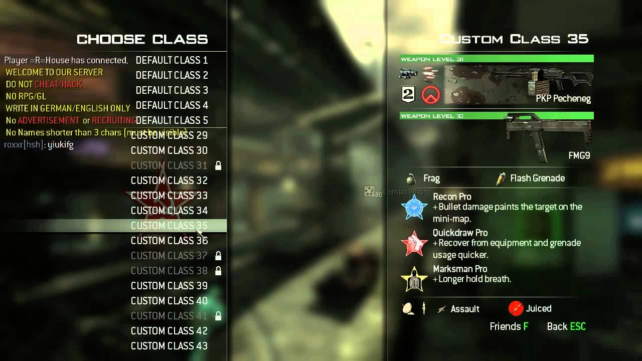 MW3 Unlimited Classes with ClassMaster 1000