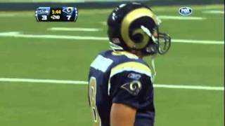 Earl Thomas intercepts Sam Bradford
