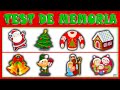 🔴🟡🟢 TEST Para ENTRENAR La MEMORIA 🎅🏻 NAVIDAD 🎄 JUEGO Para NIÑOS y ADULTOS y MEJORA tu CONCENTRACIÓN.