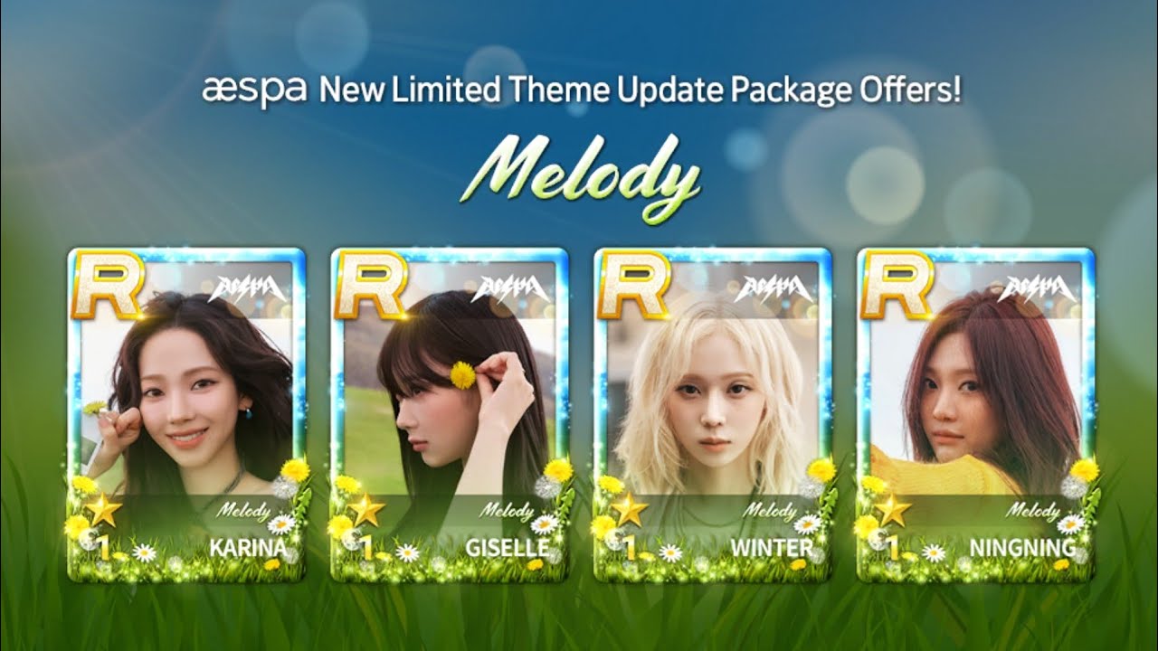 Superstar SMTOWN | aespa 'Melody' Limited Theme 🌼 🍀 - YouTube