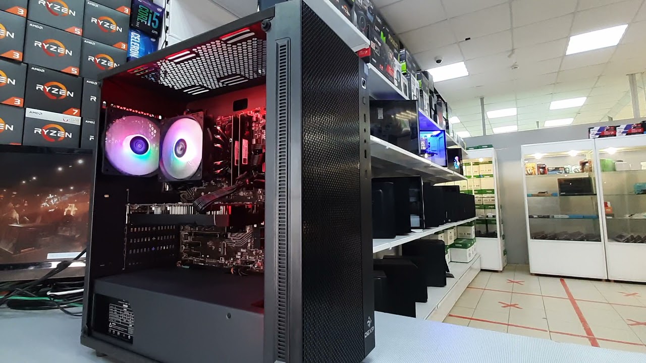 Сборка 2622 _56100₽_ i5 9600K / z390 A-Pro / 16Gb / ssd256 / GTX 1060 3Gb / DeepCool Matrexx 55 Mesh