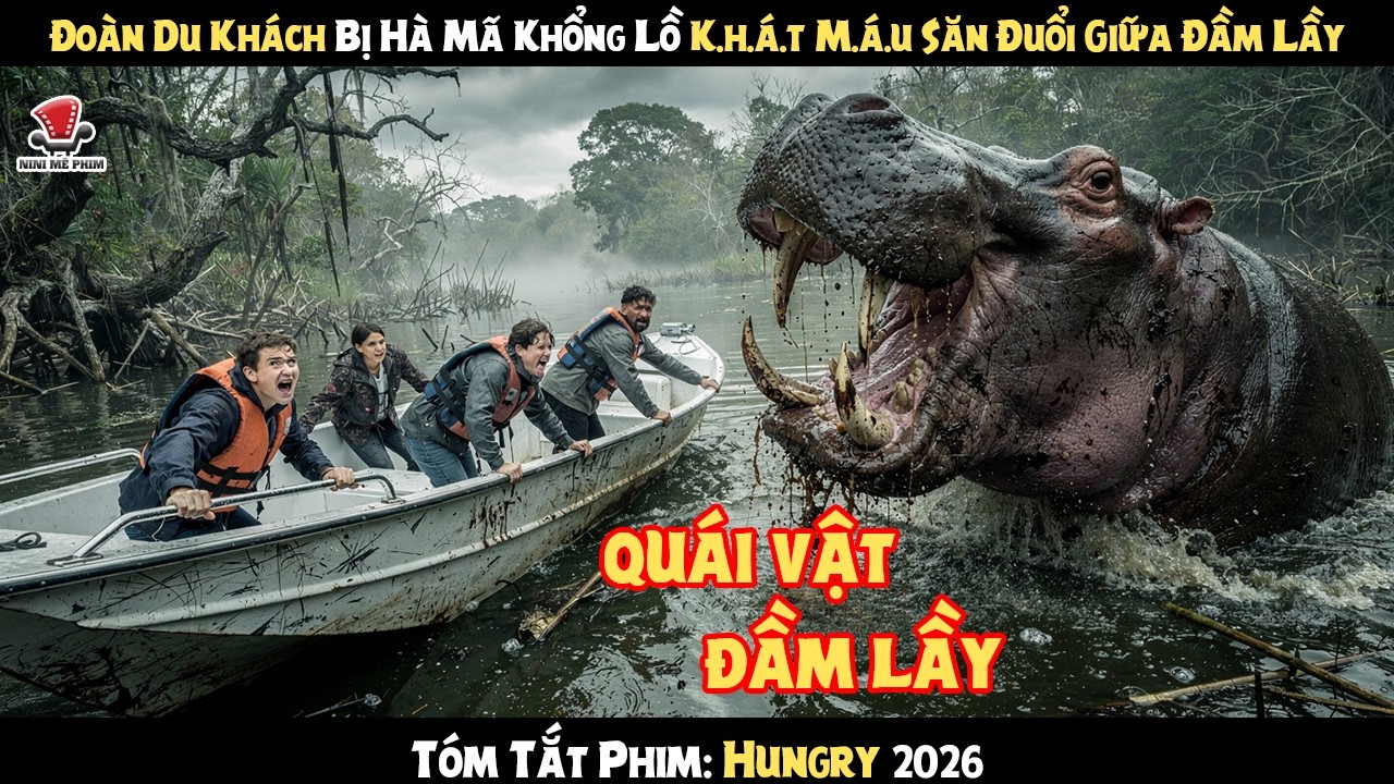 [Review Phim] Đoàn Du Khách Bị Hà Mã Khổng Lồ K.h.á.t M.á.u Săn Đuổi Giữa Đầm Lầy