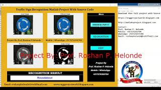 Traffic Sign Recognition Using Deep Learning CNN | Traffic Sign Detection Using Matlab Project