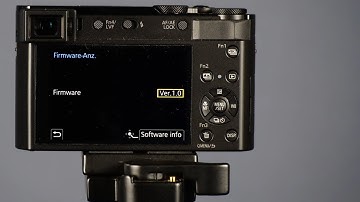 Firmware anzeigen bei einer Lumix Kompaktkamera | Panasonic Support