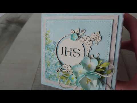 Exploding box komunijny - Forget Me Not Lemoncraft
