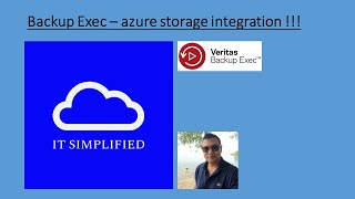 Veritas Backup Exec16 -  Azure storage Integration