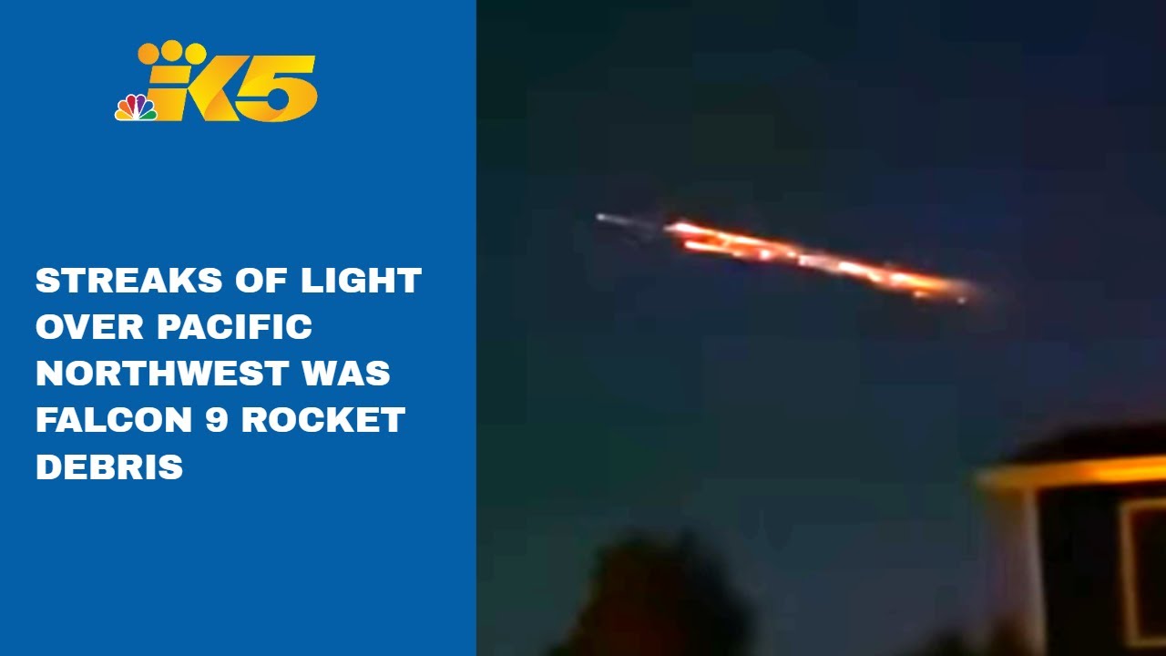 'Meteor shower' seen in Washington was debris from SpaceX rocket ...