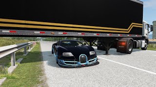 Cars vs Semi Trailer Trucks – BeamNG Nation