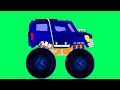 Kids Tv Channel Usp Studios Blue Monster Truck Green Screen  