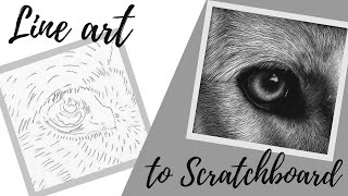 Easy Way to Transfer Your Drawing to Scratchboard