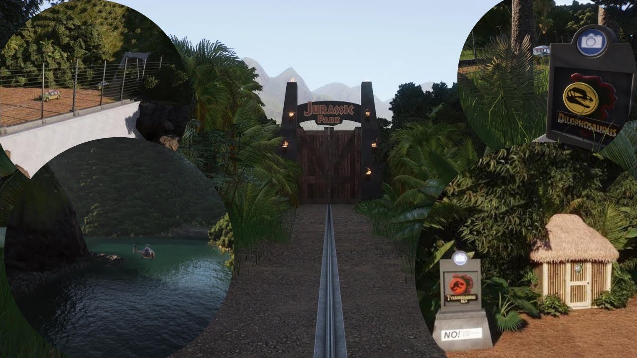 Jurassic Park: 1995 | Jurassic Park Rebuilt | Jurassic World Evolution 2 Park Tour