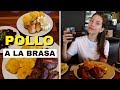 Classic Peruvian Food - Eating Pollo a la Brasa at Pardos Chicken in Lima, Peru