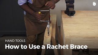 How to Use a Ratchet Brace | Woodworking