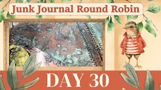 Day 30- Junk Journal Round Robin Collaboration #jjroundrobin @redparrot9489 @ChellesCreativeChaos2