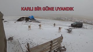 SONUNDA KAR GELDİ