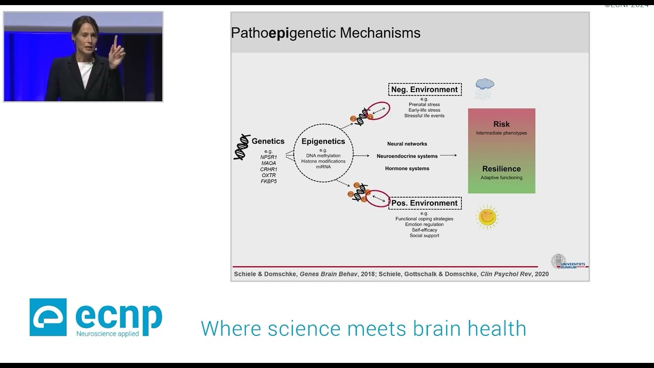 Prof Katharina Domschke  Epigenetics stress, neurobiology of anxiety & affective disorder 24.9.2024