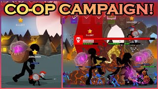 Playing Cdanaign With Friend Stick War Saga Coop Cdanaign Final Level 35 With sonlordx