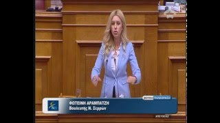 Ομιλία Φ. Αραμπατζή στο Σχέδιο Νόμου για τους Αγροτικούς Συνεταιρισμούς 21/4/2016