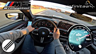 BMW M5 F90 INFINITAS STAGE 1+ 770HP 950NM TEST DRIVE ON GERMAN AUTOBAHN🏎