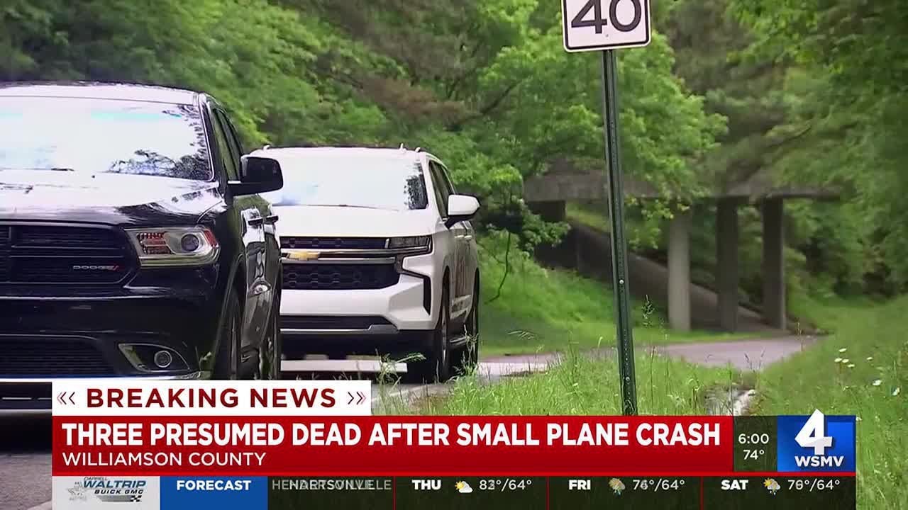 Three presumed dead after small plane crash in Williamson County - YouTube