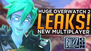 HUGE Overwatch 2 LEAKS! - NEW Multiplayer, NO Hero at Blizzcon