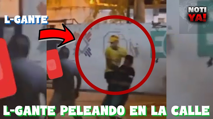 L-GANTE EN PELEA CALLEJERA EN CHACO (VIDEO COMPLETO)