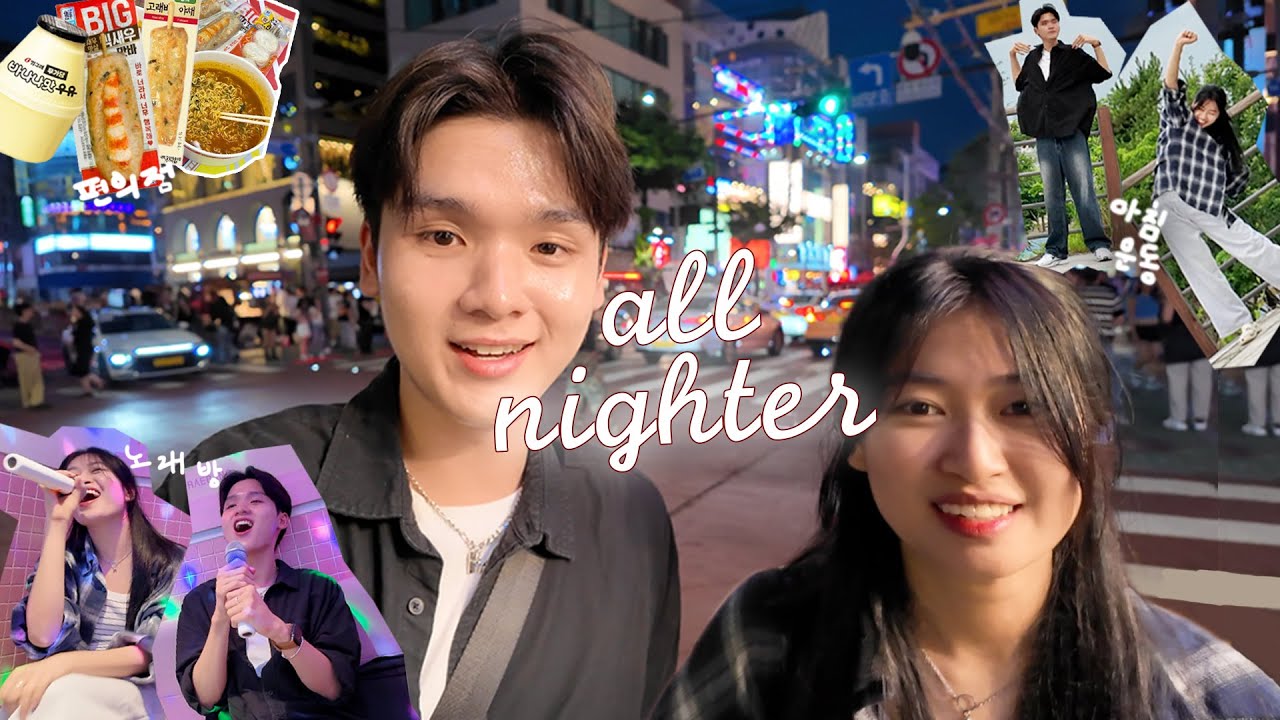 MỘT ĐÊM KHÔNG NGỦ Ở HONGDAE😴 // THỨC TỚI SÁNG 2025