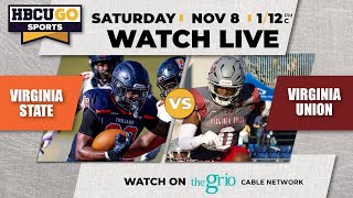 BATTLE OF I-95! Virginia Union vs. Virginia State | CIAA Football Rivalry (Nov 8 LIVE on The Grio)