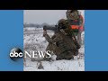 Ukrainian army division trains amid tensions with Russia