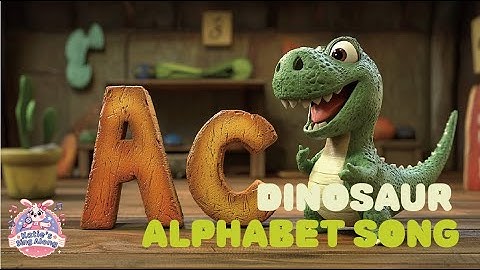 Dino Alphabet Song | Learning Alphabet with Dinosaur for kids | Katie‘s sing along🪇💓