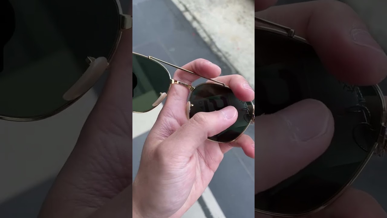 Ray Ban 3688 Polished Gold / Green