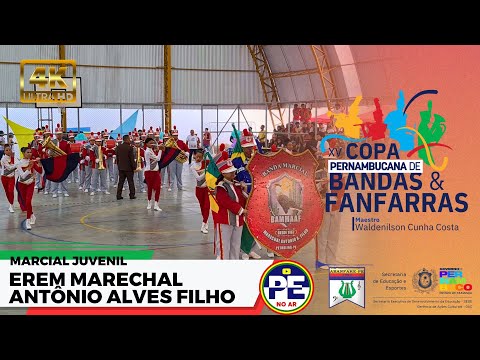 BANDA MARCIAL JUVENIL EREM MARECHAL ANTÔNIO ALVES FILHO - XV COPA PE DE BANDAS E FANFARRAS 3ª ETAPA