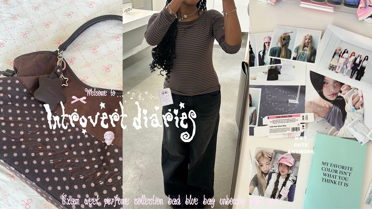 Дневник интроверта | Коллекция парфюмерии, экзамены, распаковка сумки Badblue, альбома illit и т.д.