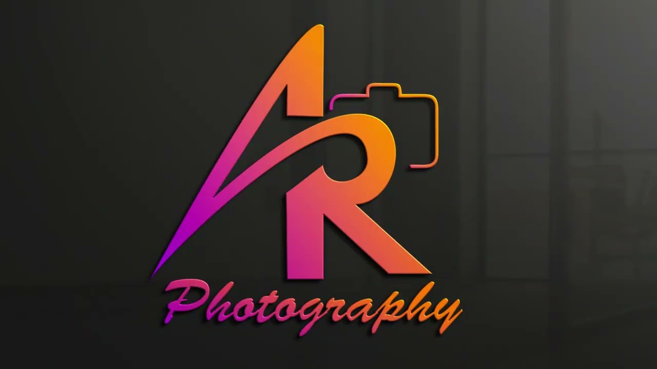 AR  PHOTOGRAPHY  LOGO DESIGN IN CORELDRAW2021