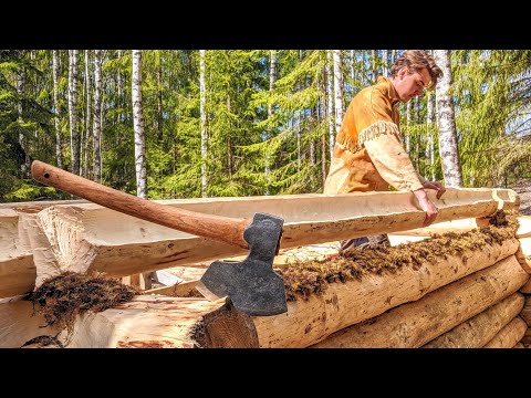 How To get a PERFECT Seal Log Cabin | 14 | - One Man Traditional Log Cabin series