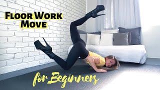 Easy FLOOR WORK MOVE For BEGINNERS 💛  Exotic POLE DANCE Tutorial Without A Pole | Sandra Flow