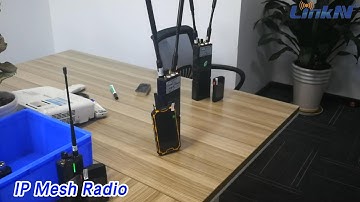 Handheld IP Mesh Radio Dual Band 5.8G / 2.4G High Bandwidth IP66
