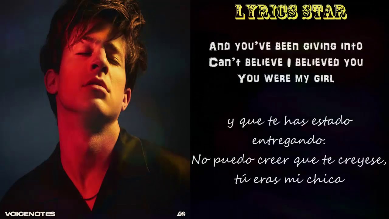 Charlie Puth - Somebody Told Me (Lyrics Spanish/English) - YouTube