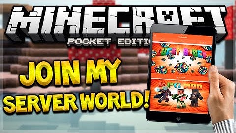 iOS MODS NO JAILBREAK! Minecraft Pocket Edition No Vanilla JOIN MY MODDED WORLD! (Pocket Edition)