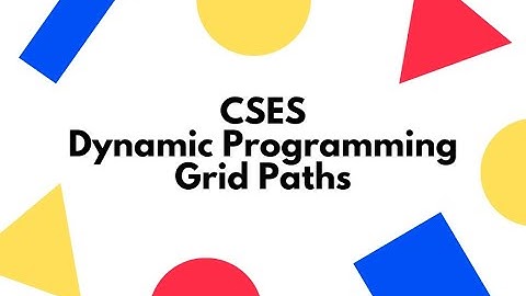CSES | Dynamic Programming | Grid Paths