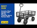 Homdox Steel Garden Cart 680 lbs Capacity Heavy Review 2026