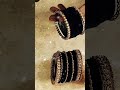 Oxidised black colour bangles