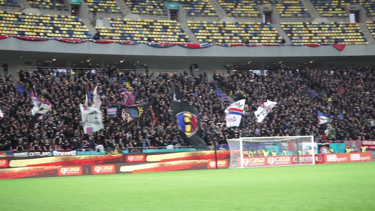 dinamo - Steaua Bucuresti -Coregrafie si atmosfera la Peluza SUD repriza 1 15.05.2023
