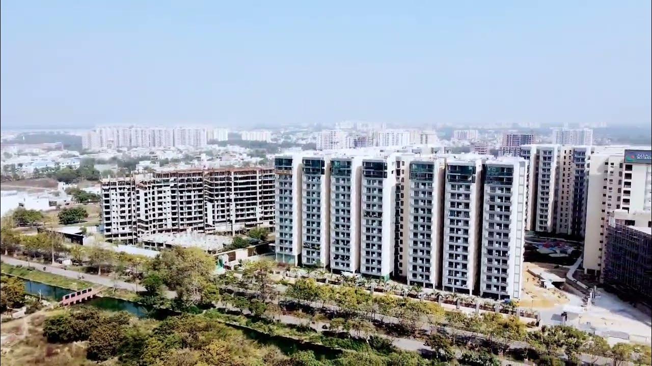 Aerial view of Vrindavan Yojana, Lucknow ll Unrealistic drone shot