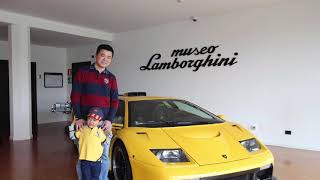 Daniel visit to Lamborghini Museum in Italy