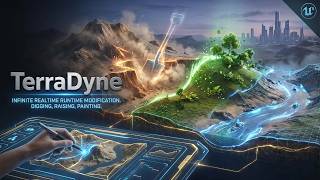 New Runtime Procedural Terrain Sculpting, Digging & Painting Plugin for Unreal Engine (UE5.5 - 5.8)